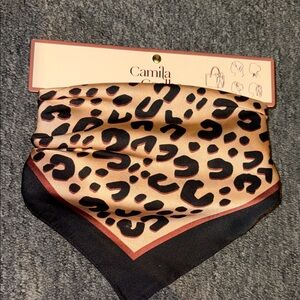 Camila Coelho Leopard Print Scarf